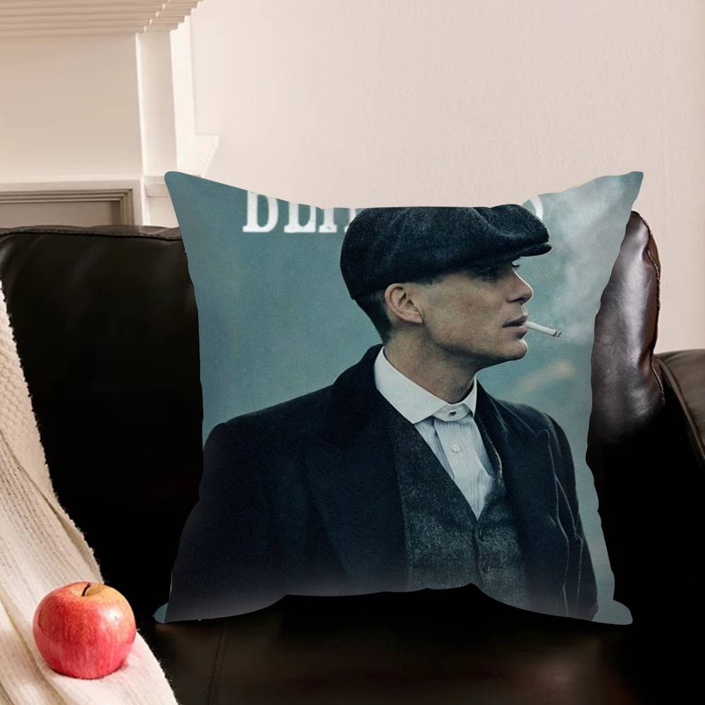 P-Peaky B-Blinders Tv Pillowcase Living Room Sofa Cushion Cover Bedroom Room Bed Pillow Cover Home Decoration