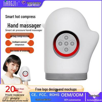 Smart Electric Hand Massager with Air Pressure and Heat Therapy for Palm and Fingers