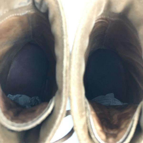 TOD’S Middle Boots Size 42 26.0-26.5 Brown Nubuck Suede Leather(USED)