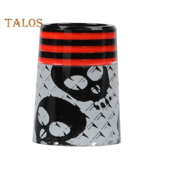 Ferule de golf, inele plate pentru fier de golf, pentru ferule de club de golf cu vârf conic de 0,370 inch, cu ax cu pană, design craniu