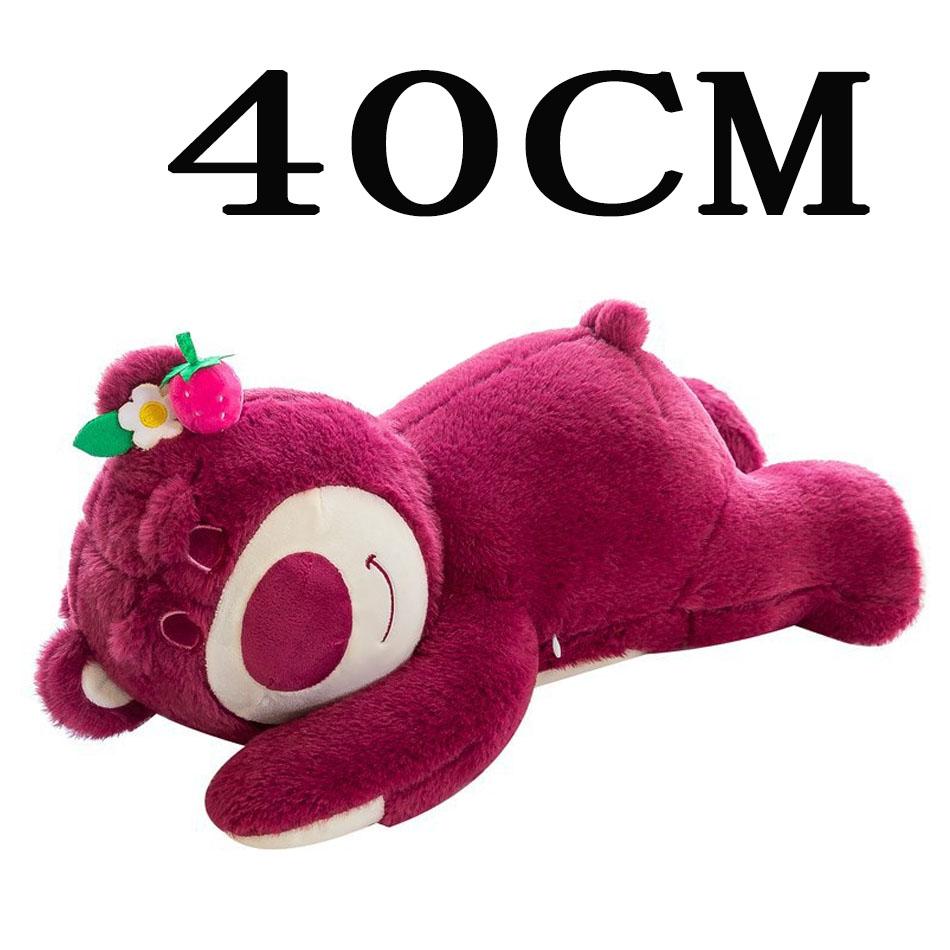 Toy Story Lotso Cute Bear Strawberry Sofa Plush Pillow Stuffed Toys Children Girls Friends Festivals Birthday Gift