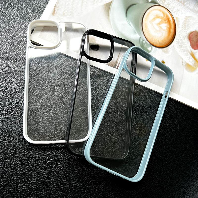 Die geriffelte Handyhülle ist geeignet für die transparente Hülle aus speziellem Harz und Creme-Gel und besteht aus Apple 16 Acryl in einem Stück