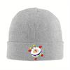 Rainbows Brites Beanie Hats Spritely Knit Hat Hippie Warm Adult  Caps Winter Graphic Y2K Cool Bonnet Hats Gift