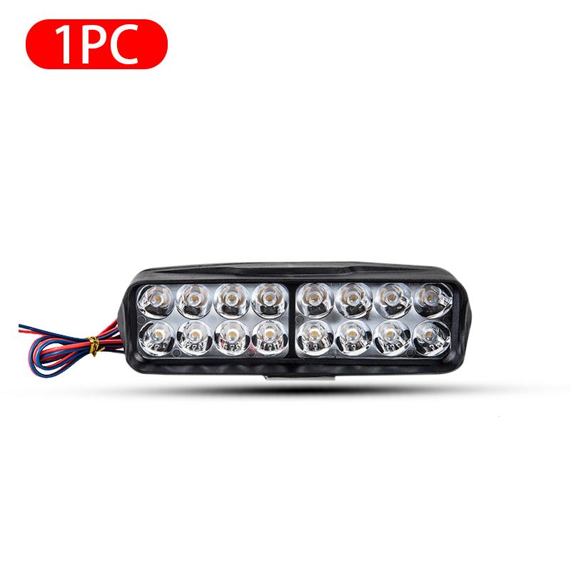 BLALION Motorcycle Headlight 8/12/16 LED Driving Lights Waterproof Auxiliary Motorbike Scooter External Spotlight LED Fog Light