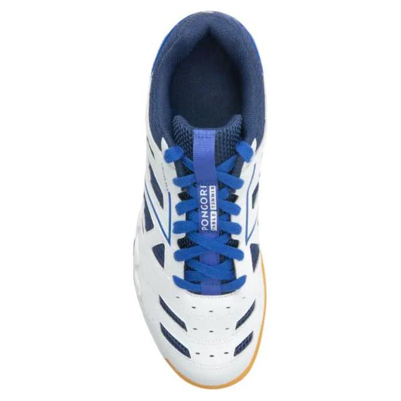 DECATHLON TTS 560 Shock-absorbing and wear-resistant low-top table tennis shoes unisex blue and white