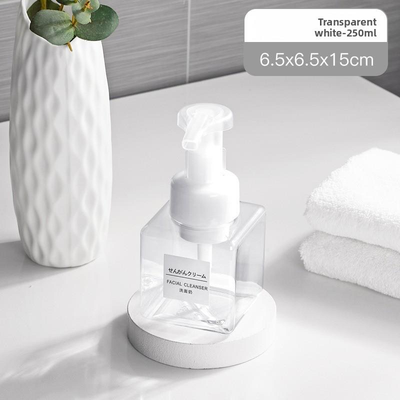 Facial Cleanser Foaming Machine, Hand Sanitizer, Shampoo, Body Wash, Portioning Bottle, Plastic Press-type Portable Mousse Foam Bottle