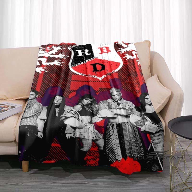 Customizable Mexican Pop Band RBD Printed Blanket Picnic Blanket Warm Soft and Comfortable Blanket Home Travel Birthday Gift