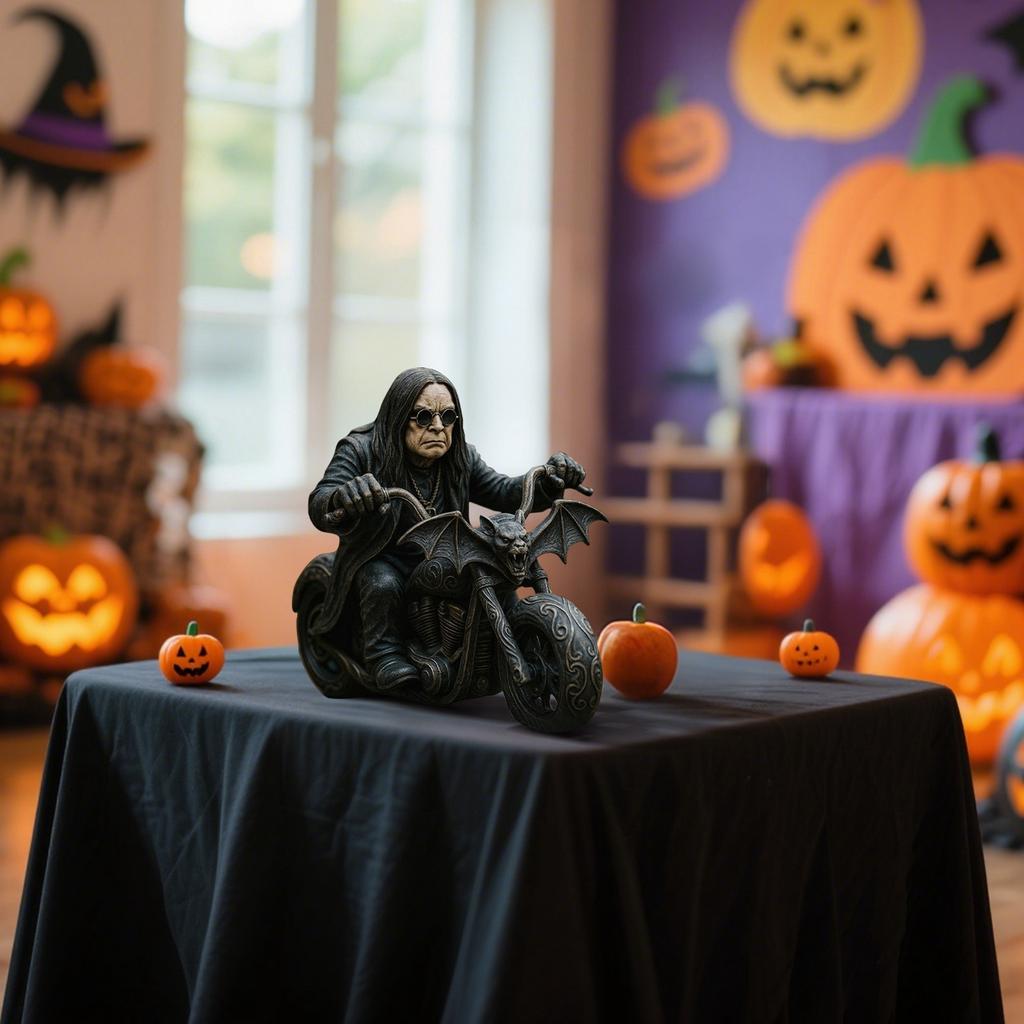 Cool Skeleton Halloween Desktop Resin Ornament