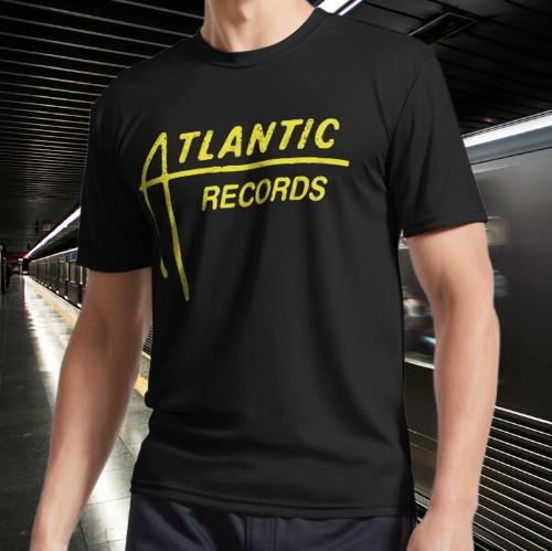 Atlantic Record Active Logo T-Shirt Funny Size Mode American T-shirt S разноцветный