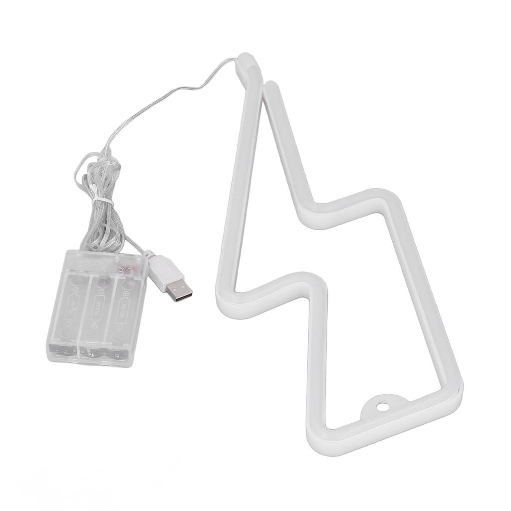 LED Neon Signs Light Night Decorative Lamp USB Battery for Wall Decor Room Decorations Blue Light