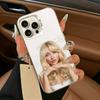 Coque de téléphone Singer S-Sabrina C-Carpenter Pour iPhone 17,16,15,14,13,12,11 Plus,Pro Max,XS,Blanc Argenté coque de téléphone