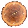 Modern Minimalist Silent Desk Clock Wabi-Sabi Style Artistic Tabletop Timepiece for Living Room Home Decor