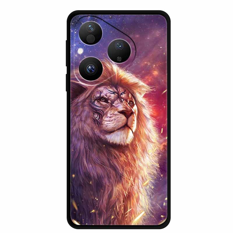 For Huawei Pura 80 5G Case Pura80 Coque Black Silicone Soft Back Cover Case For Huawei Pura 80 2025 Phone Case HED-LX9 Funda Bag