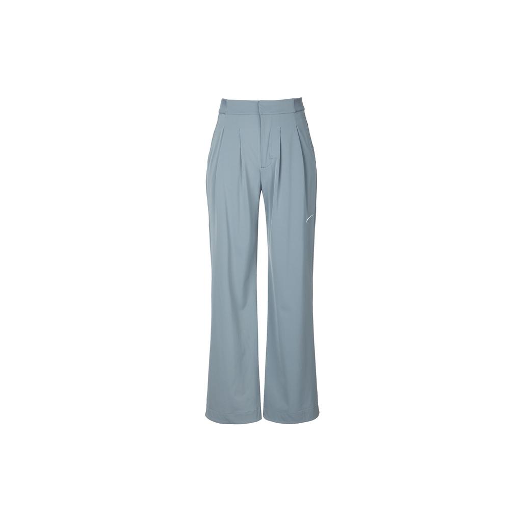 Nike Pantaloni Casual Casual da Donna Minimalisti Dri-Fit con Logo Asciugatura Rapida Morbidi Comodi Grigio Freddo IH0828-065