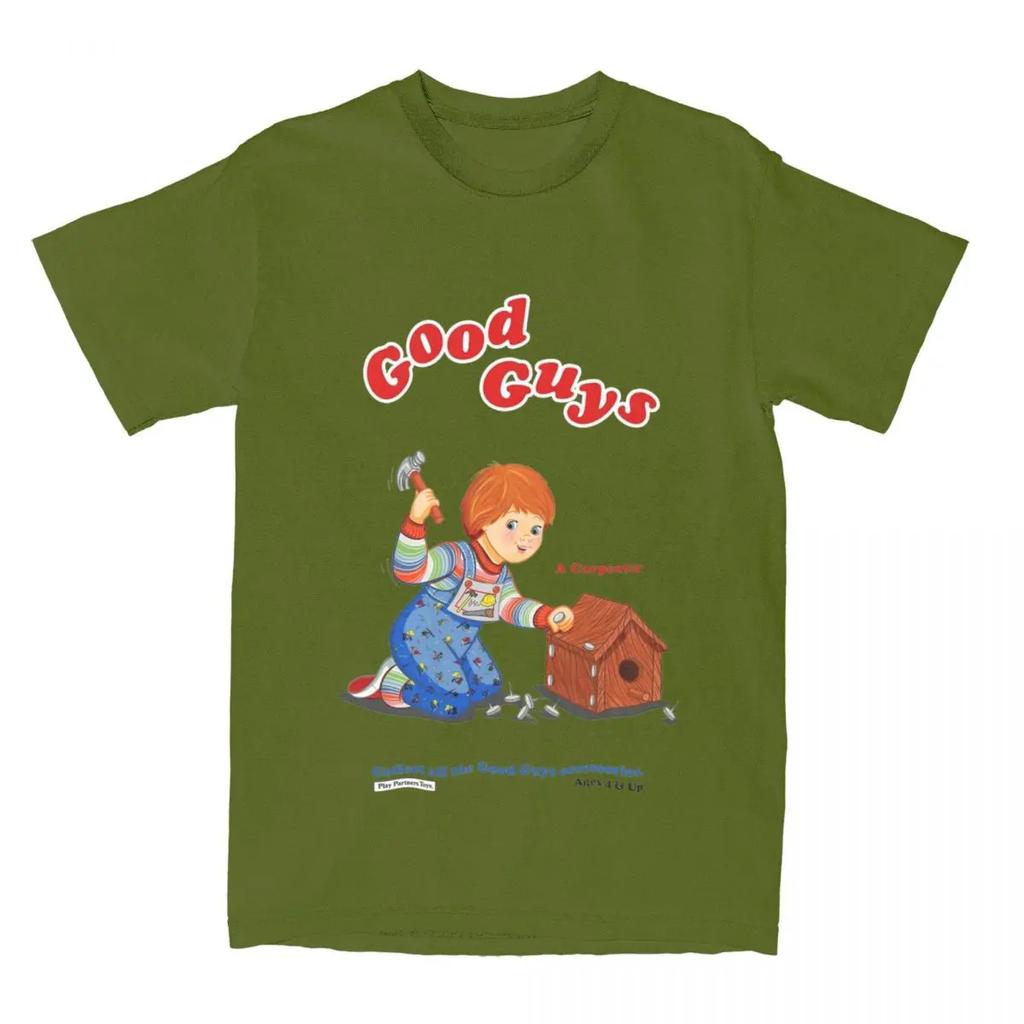 Good Guys Chucky Apparel Shirts for Men Women Horror Carpenter Child's Play Vintage Pure  Graphic Print Tee Shirts