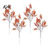 Lifelike Silk Branches for Seasonal Display Realistic Artificial Flowers Autumn Home Decoration, Floral Faux Botanical Decor Halloween Table