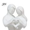 Non-fading Couple Figurine 3D Printed Heart Statue, Abstract Minimalist Lovers Embrace Figurine, Romantic Desktop Molded Statue Decor for Living Room