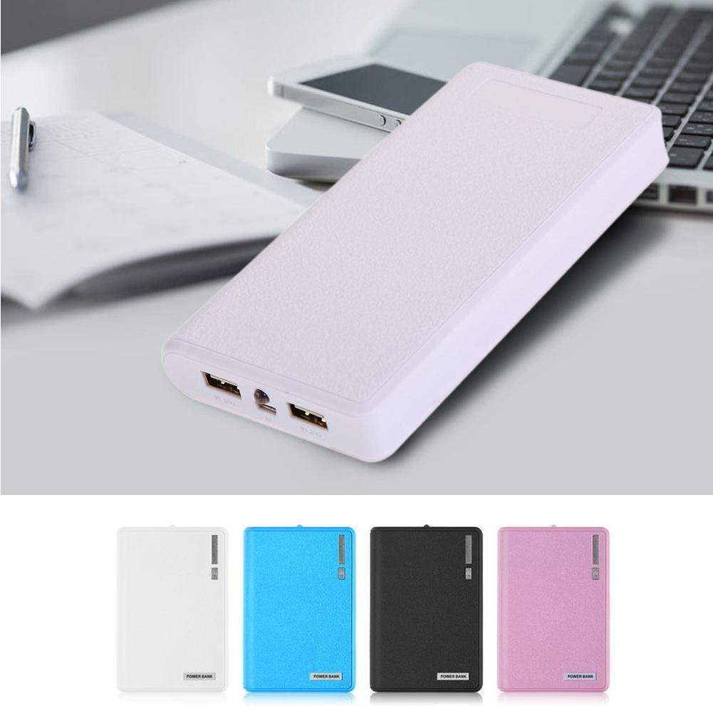 Buy 20000mAh Dual USB Power Bank Case Kit 6X 18650 Battery Charger Box