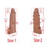 Realistic Penis Sleeve  Penis Extender Lifelike Cock Sleeve Penis Extension Penis Ring Enlarger Male Masturbator Adult Couples Sex Toys