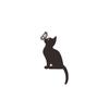 1pcs Cartoon Creative Cat Butterfly Silhouette Bedroom Living Room Light Switch Stickers Decorative Wall Stickers Self-adhesive