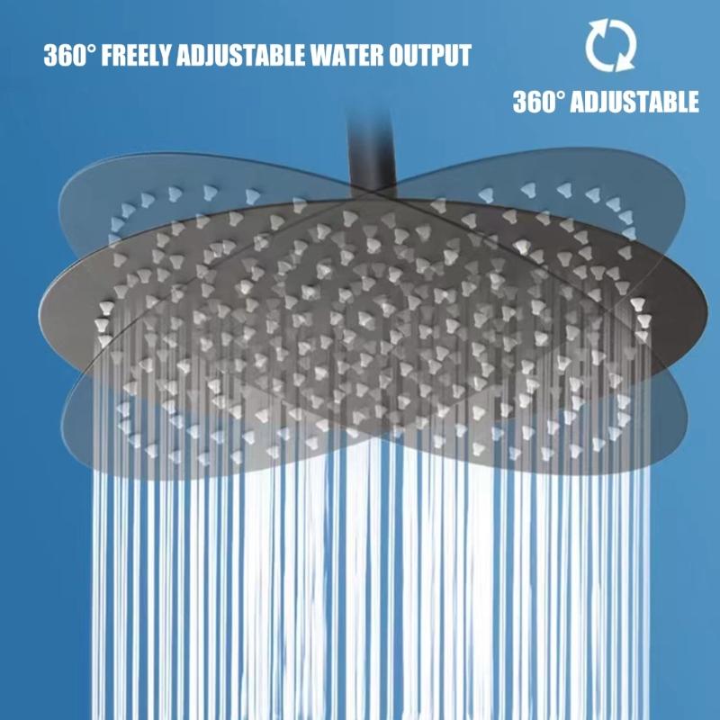Strong Steel Shower Head Water Saving Adapters Easy To Use Build for Durability Providing Comfort & Simple Maintenance