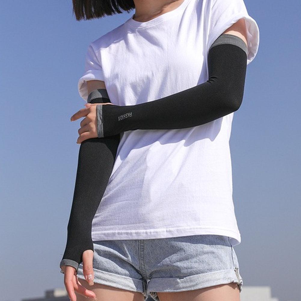 Ice Cooling Sports Arm Sleeves Cycling Running Basketball Arm Warmers Summer UV Protection Volleyball Bicycle Cuffs Men Women