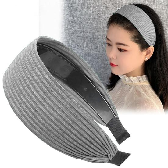 Serre-tête élastique à larges bords, léger, antidérapant, style coréen, pliable, accessoire pour cheveux