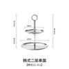 Stainless Steel Dessert Plate Multi-layer Cake Stand Dessert Stand Fruit Plate Snack Bowl Display Stand Pastry Plates Cake Tray