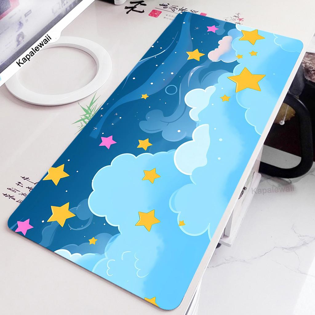 Space Mouse Pad Pc Rubber Mousepad Apoio De Pulso Teclado Mouse Mat Kawaii Cute Keyboard Pads Office Large Desk Protector Mat