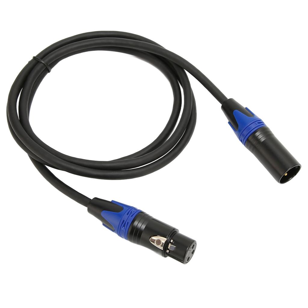 XLR Male to Female Cable Silver Plated 3 Pin Lossless HiFi Sound XLR Sound Cord for Microphone