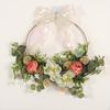 Artificial Door Wreath with Flower Garland Made of Charming PP And Iron, Suitable for Front Door,