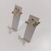 Pack Of 10 Acrylic Earring Display Stands Elegant White Jewelry Organizers Ear Accessories Rack for Home Or Retail Use