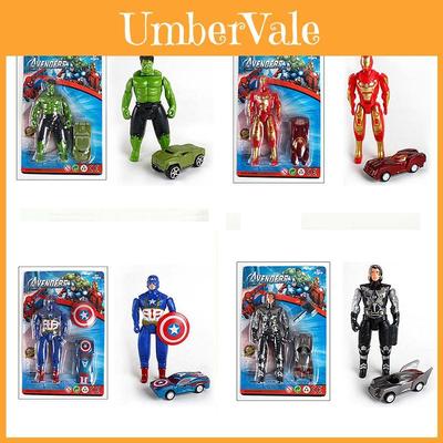 Captain America Man Miniature Cars Toy Set Gift