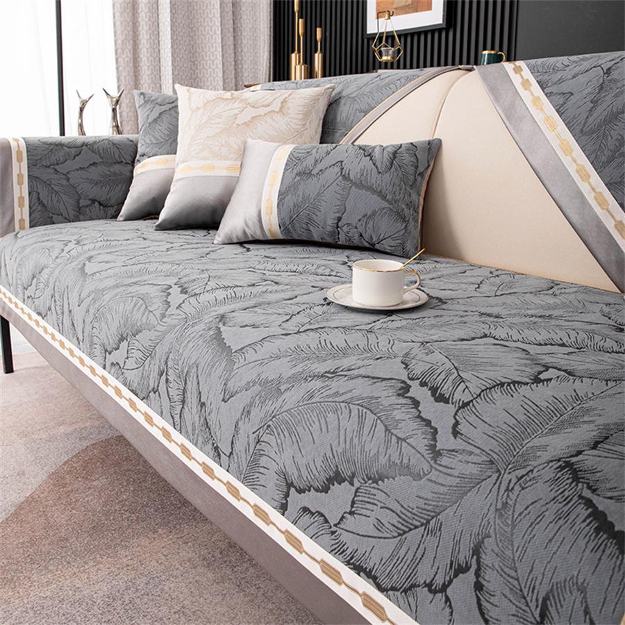 

Новая подушка для дивана Four Seasons Universal Simple Modern Подушка Нескользящая Чехол для дивана из шенилла Осенне-зимний чехол Тканевое полотенце 70x70cm