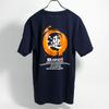 Fuji Uniform Gedenk-T-Shirt (Zerstörer Sazanami Typ 2 Flame zum Gedenken an den 47. Anti-Piraterie-Einsatz) JMSDF Kure Basis Schnelltrocknendes Kurzarm-T-Shirt