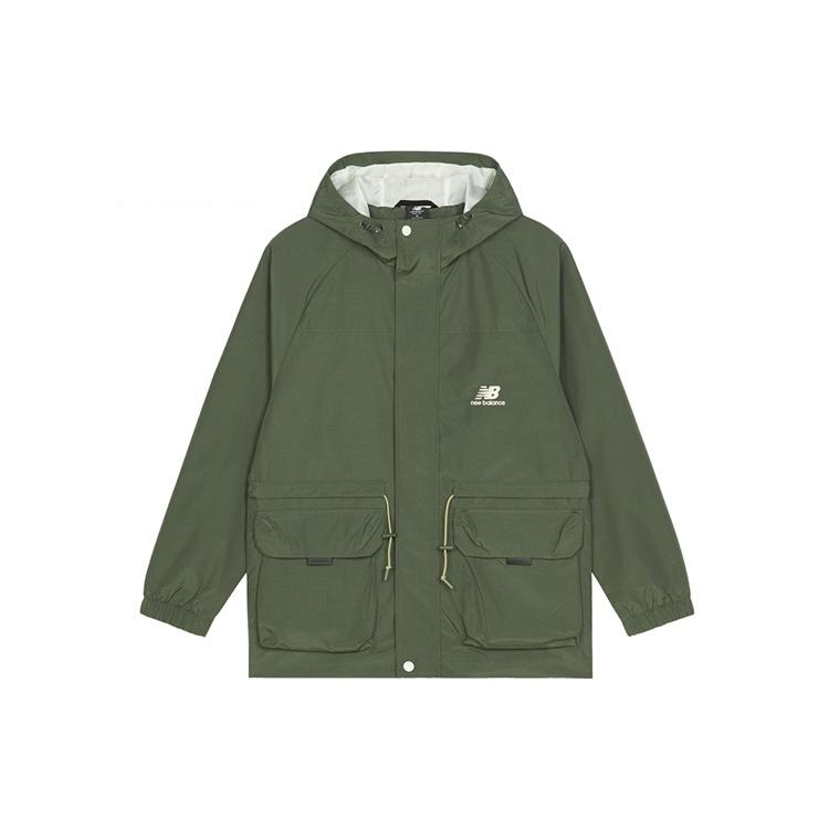 New Balance Men s New Balance Casual Sports Solid Color Hooded Jacket Green AMJ13360-SG XXL