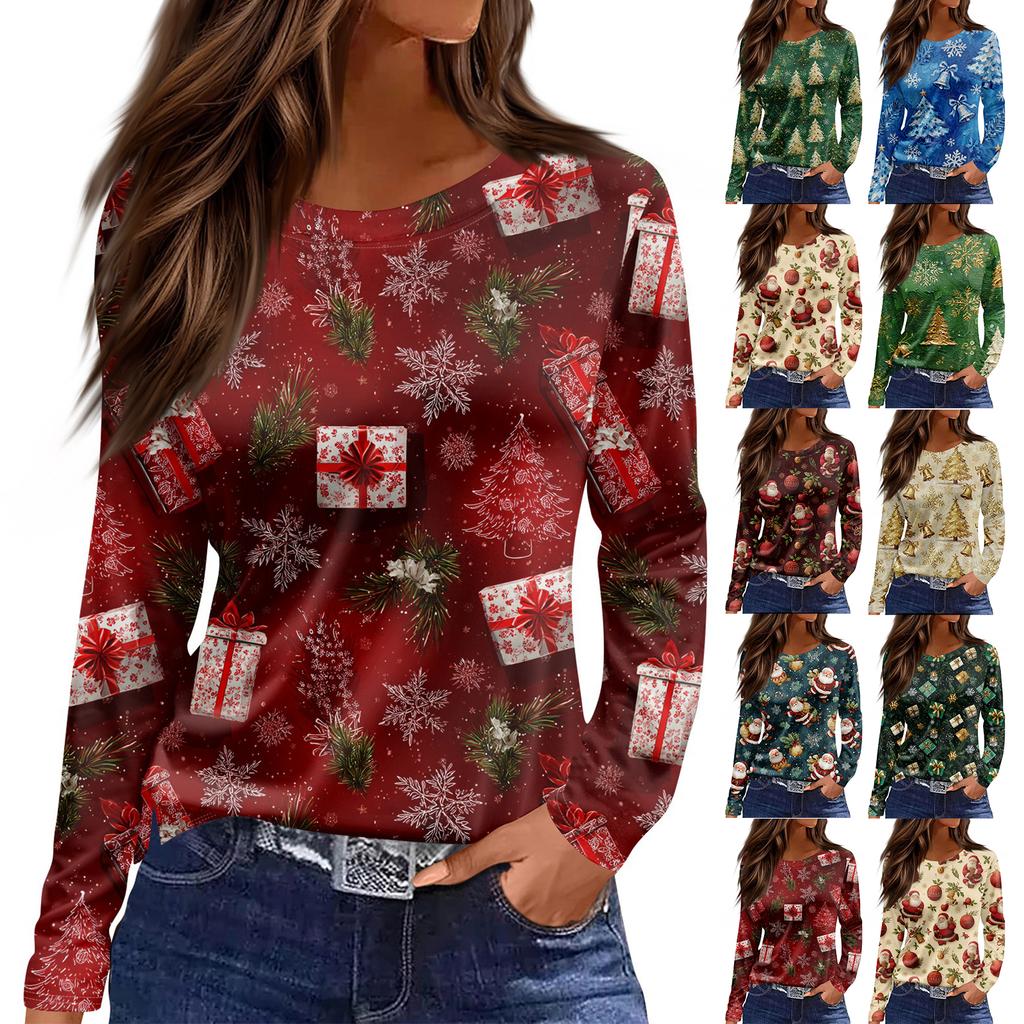 Womens's Fashion Casual Halloween Print V-neck Mid Length Pocket 3/4 Sleeve Top