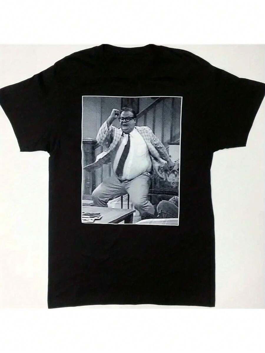 

Unisex Casual T-Shirt With Chris Farley SNL Motivational Speaker Print S