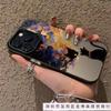 Art oil painting is suitable for 15pro Europe and America 16promax Apple mobile phone case iphone14 fashion 13 creativity 12