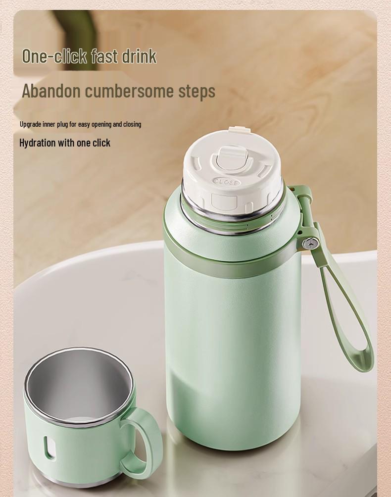 Stylish 316 Stainless Steel Insulated Water Cup for Kids - Perfect for School