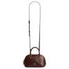 Coach SATCHEL Lara 22 Zipper Closure Silver Hardware Cow Leather Handbag Small Women's Maple Color
