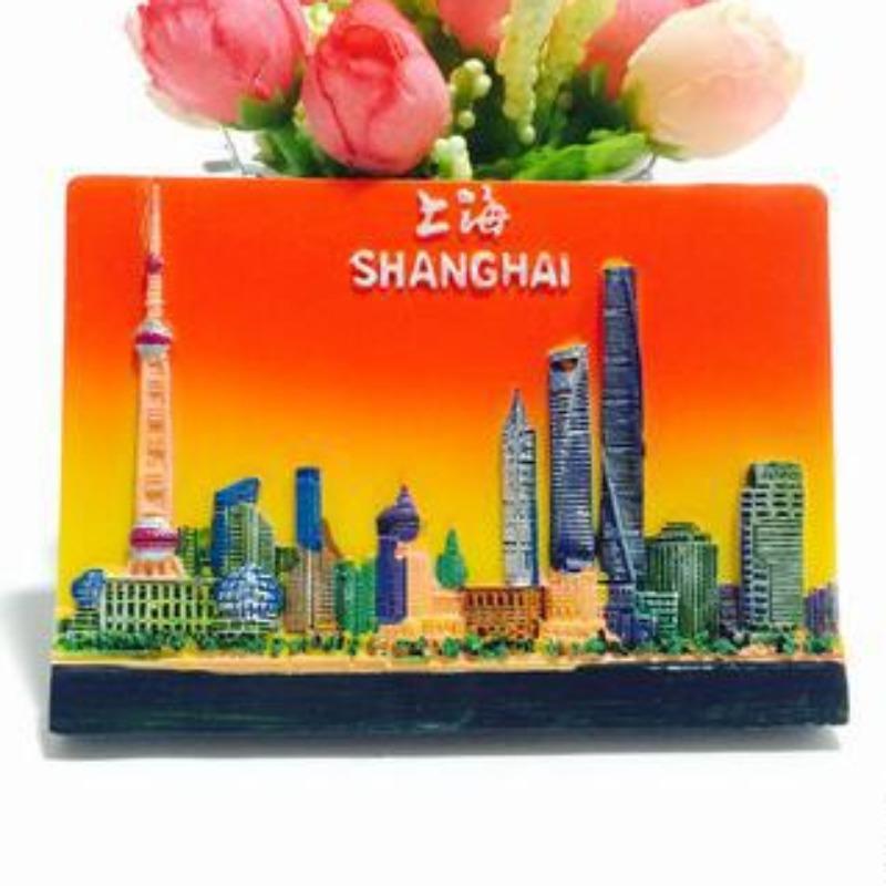 Shanghai Fridge Magnets Beijing Travelling Souvenirs Home Decor China Fridge Stickers Christmas Gifts Message Board Stickers