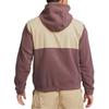 Nike Fleece Paneled Skateboarding Hoodie With Fleece Lining Fleece Clothing Men's Dark Burgundy DA4224-646