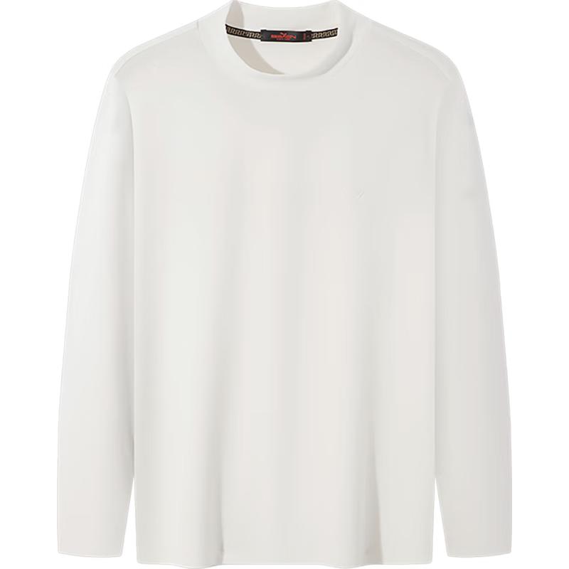 Septwolves Men s Modal Far-Infrared Heating Antibacterial Long-Sleeve Semi-High Collar T-Shirt 4XL