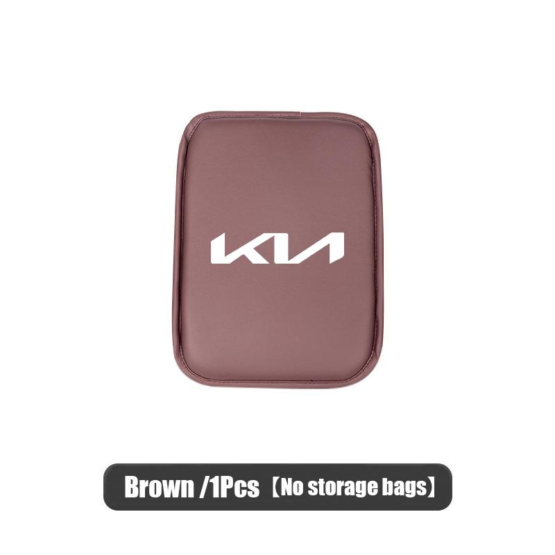 Car Armrest Box Cushion Protection Mat Storage Pocket Accessories For KIA Carnival Niro EV9 K8 Forte Cerato Sportage Ray EV gbnkr30