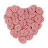 50PCS Multi-Color Round Button Plaid Button Love Scrapbooking for Wedding Decor Sewing Accessories