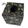 Sense of Future Tissue Box Sci-fi Theme Box, with Smooth Paper Extraction, Large Capacity Cubic Design Trendy Organizer, Hard Shell Durable
