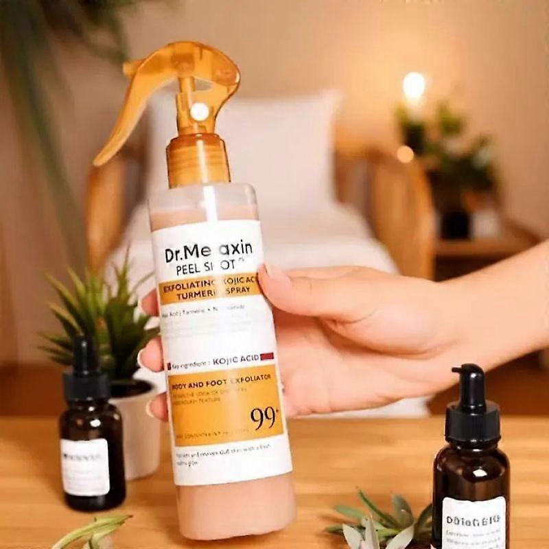 Spray Esfoliante Dr.Melaxin Curcuma e Acido Kojico 200ml per Illuminare la Pelle