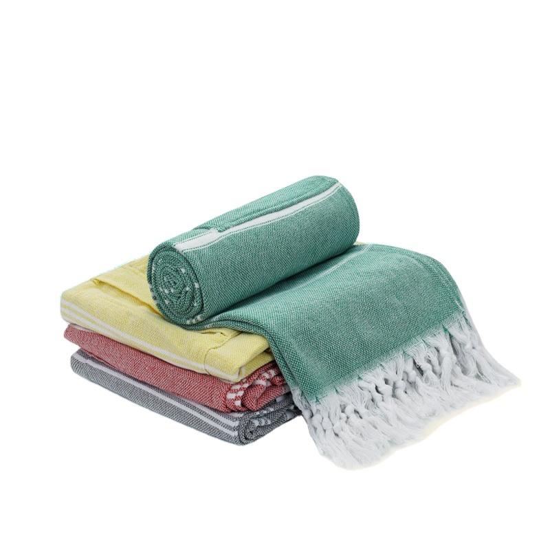 Ailuoha Turkish Cotton Bath Towel Peshtemal,turkish Towels 100% Cotton 90x180cm&299 and Below чёрный