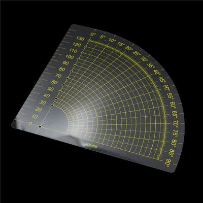 1 Stück Schneider Nähwerkzeuge Patchwork Scrapbook Kreis Fächer Lineal Handwerk